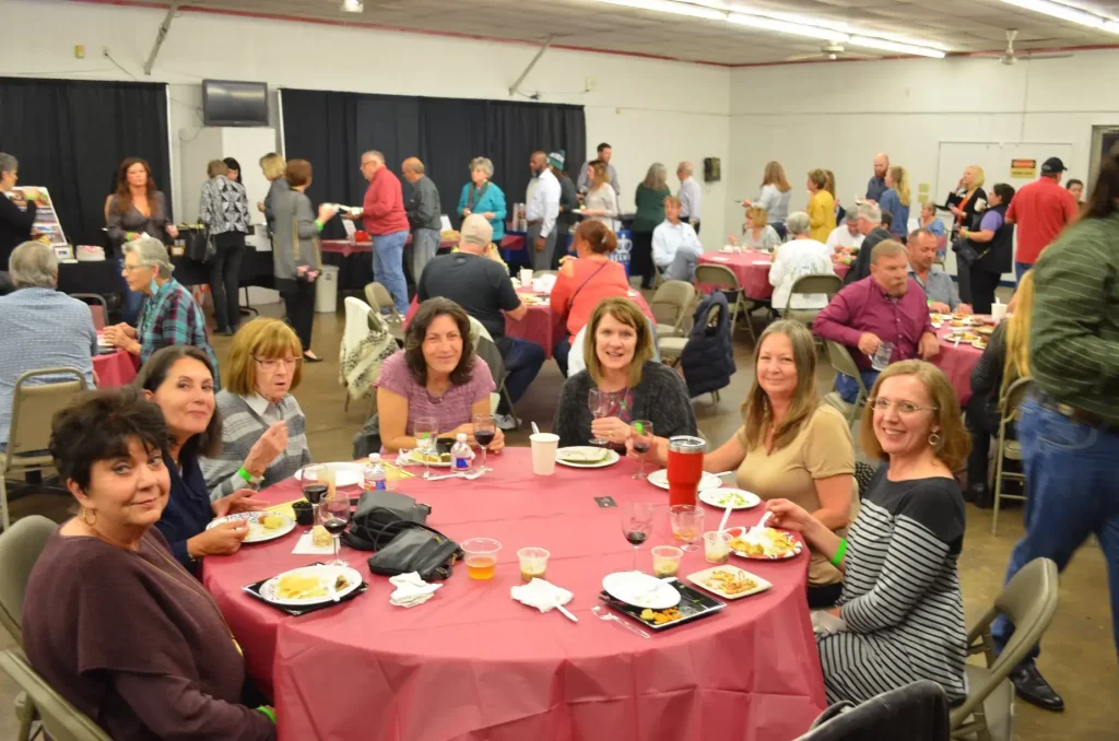 Picture of a group attending the Beaujolais & More event.